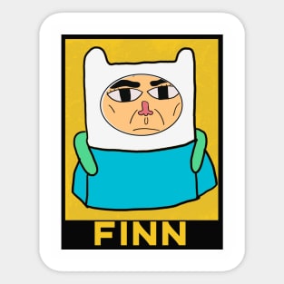 FINN Ugly Face Sticker